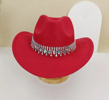 Load image into Gallery viewer, RHINESTONE COWGIRL HAT
