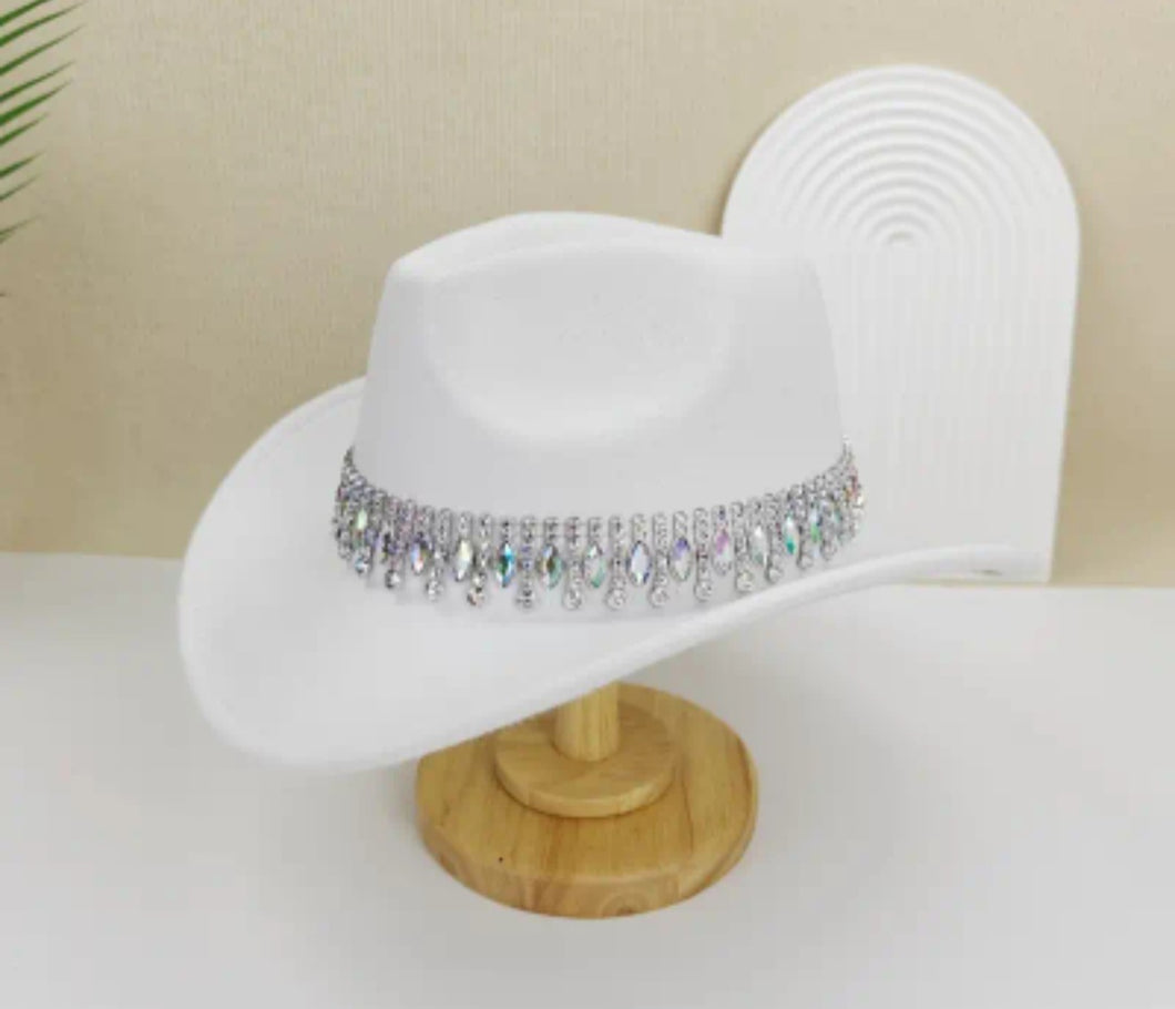 RHINESTONE COWGIRL HAT